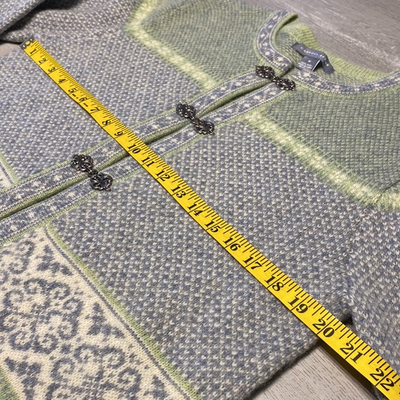 Vintage Carroll Reed Nordic Wool Cardigan - M - Picture 4 of 10